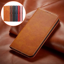 For iPhone 17E 16 15 14 13 12 Plus Pro Max Air Leather Magnetic Flip Wallet Case