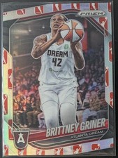 2025 Panini Prizm WNBA #46 Brittney Griner WNBA Logo Prizms