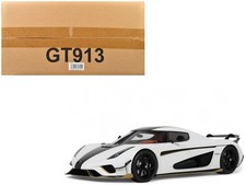 GT Spirit GT913 1/18 2023 Koenigsegg Regera White with Black Stripes