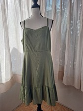 Old Navy Green Sleeveless Dress. Size Large, never worn.