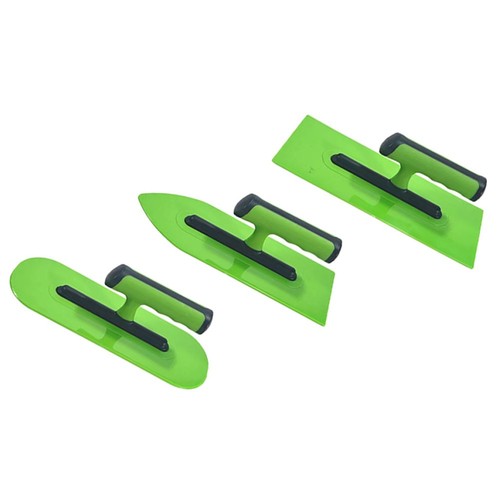 3 paletas de enlucido de plástico herramientas ligeras para aplicación de cemento 25 cm - Imagen 13 de 16