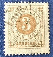 Alte  Briefmarke.  Schweden.  Gestempelt. (343)