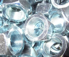 7/8-14 Fine Thread Hex Nut Grade 5 Zinc Plated 50 Pieces