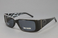 Harley Davidson HDX813-BLK3 Shiny Black 55mm Plastic Unisex Sunglasses