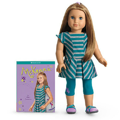 American Girl Doll LILA's Gymnastics Coach MCKENNA DOLL + BONUS Book Retired - Picture 3 of 5