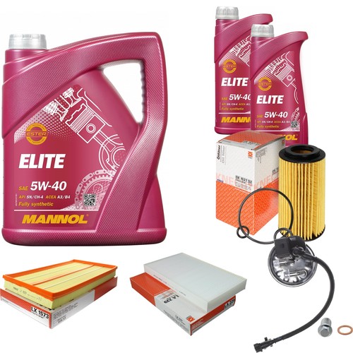 MAHLE Inspektionspaket 7 L MANNOL Elite 5W-40 für Mercedes-Benz Vito/Mixto