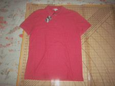 MENS MEDIUM SALMON CALVIN KLEIN POLO SHIRT - NWT