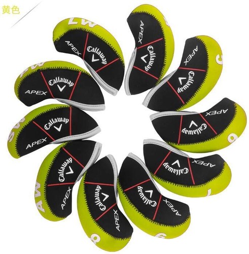 Heißer Verkauf 10 Stck. Callaway APEX 4-9WSGL Golf Eisen Kopfbedeckungen Abdeckung Neopren klassisch - Bild 26 von 27