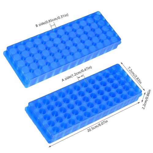 0.5ml1.5ml2ml Tube Rack 60-Well Centrifugal Pipe Rack Tubes - Picture 2 of 8