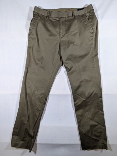 Bonobos Saturday Pants Mens 33x32 Green Chino Slim