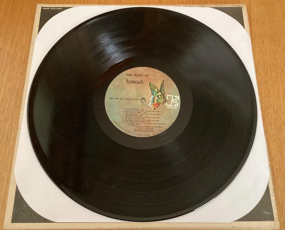 Bread “The Best of Bread" 33 1/3 rpm LP record, EKS-75056 - Image 4 of 4