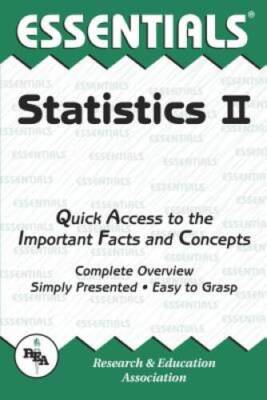 Statistics II Essentials (Essentials Study Guides) (Vol 2) - ACCEPTABLE