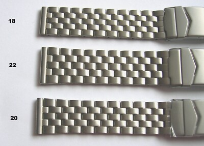 Eichmüller 057 Titanium Solid Titanium Watch Strap Titanium Selection: 18, 20, 22 mm