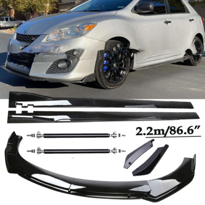 Front Bumper Spoiler Body Kit / Side Skirt/Strut For Toyota Matrix 03-22 S