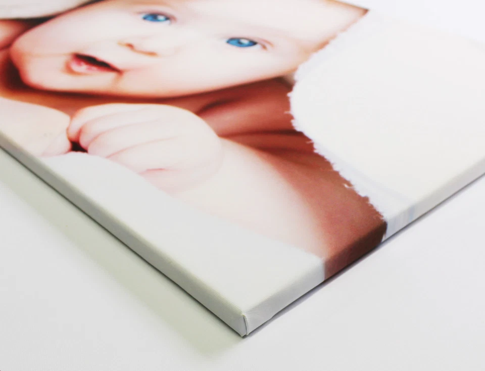 Canvas Print Personalised Wall Art 20x30" A1 Your Pictures Photo Framed on 18mm - Image 2 of 4