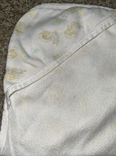 Vtg Carter's Teddy Beddy Bear Baby Towel Hooded