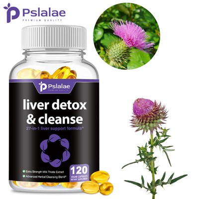 Liver Detox Cleanse 1430mg - schnell wirkende, Leberreparaturformel