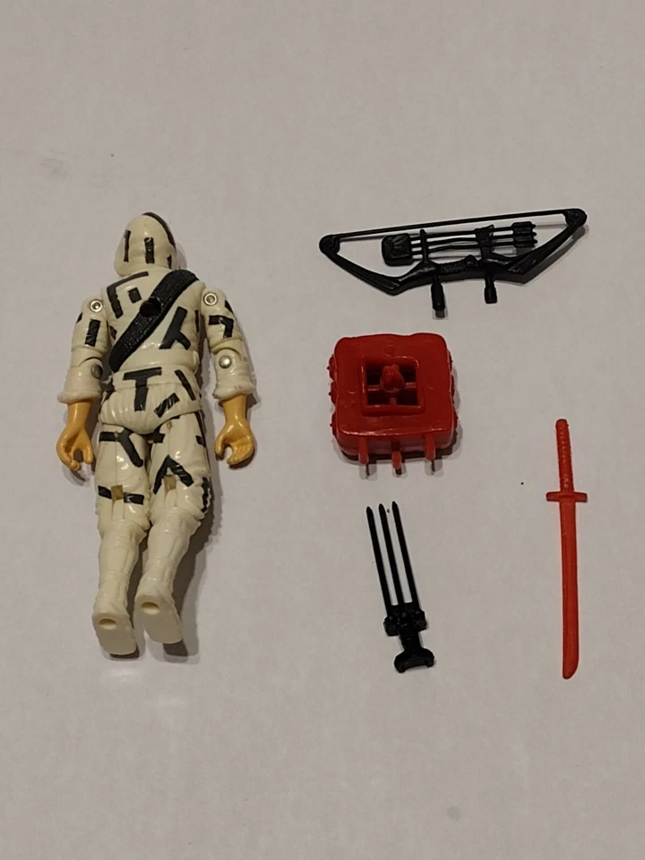V2 ARAH GI Joe Cobra Storm Shadow 1988 completo con reverso de tarjeta Foto 3 de 4