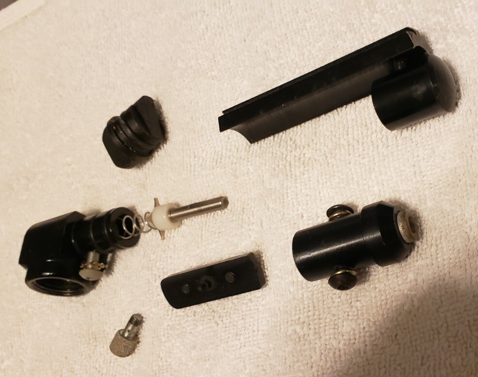 Vintage Spyder Compact Paintball Gun Rear Adjuster Bolt Lug Ball Detent