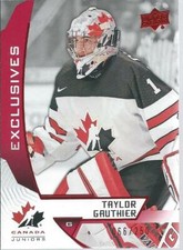2019-20 Upper Deck UD Team Canada Juniors TAYLOR GAUTHIER Exclusives #83 066/250