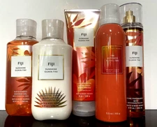 Bath & Body Works FIJI SUNSHINE GUAVA-TINI Lot Beachy Glow/Lotion/Mist/Wash/Gel