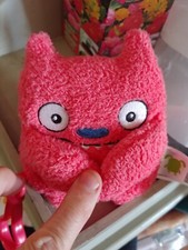 Ugly Dolls Mini Red Lucky Bat 4" Key Clip Plush Keychain Hang Teeth Smile