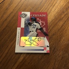 shannon stewart 2001 Donruss Class Of 2001 Crusade Autograph #d 87/300 Auto