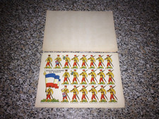 FOGLIO SOLDATINI CARTA CACADORES BOSNIA tip BRUGUERA ANNI 60 PAPER SOLDIER 23x16