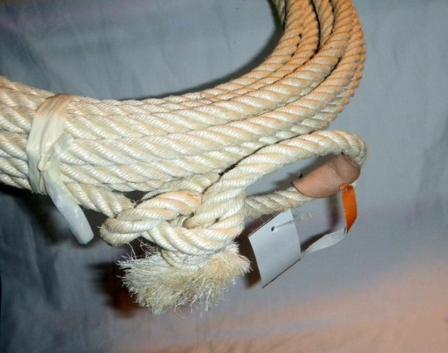 40 Ft Western Rodeo Rope Lasso Lariat Riata Agave Maguey Straw From