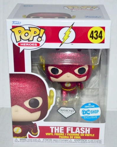 Funko POP! Heroes Comics The Flash #434 Figure Diamond DC Shop Exclusive MINT🔥