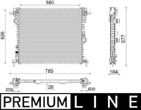Mahle KüHler WasserküHler MotorküHler FüR Alfa Romeo Stelvio 949_ 949 Giulia