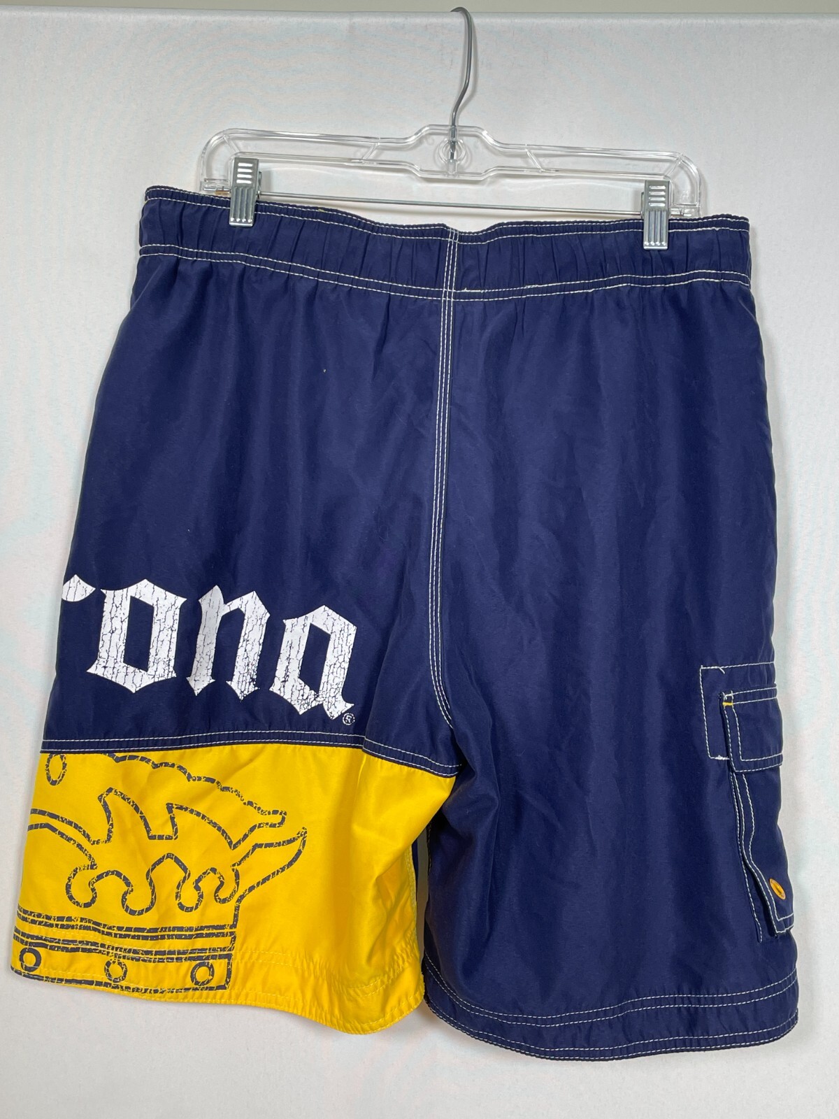 Corona Extra Lightweight Drawstring Navy/Yellow B… - image 6