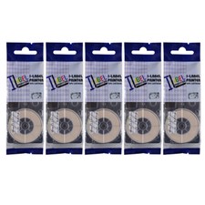 5PK Black on Clear Tape Cartridge XR-18X for Casio KL7000 EZ Label 18mm