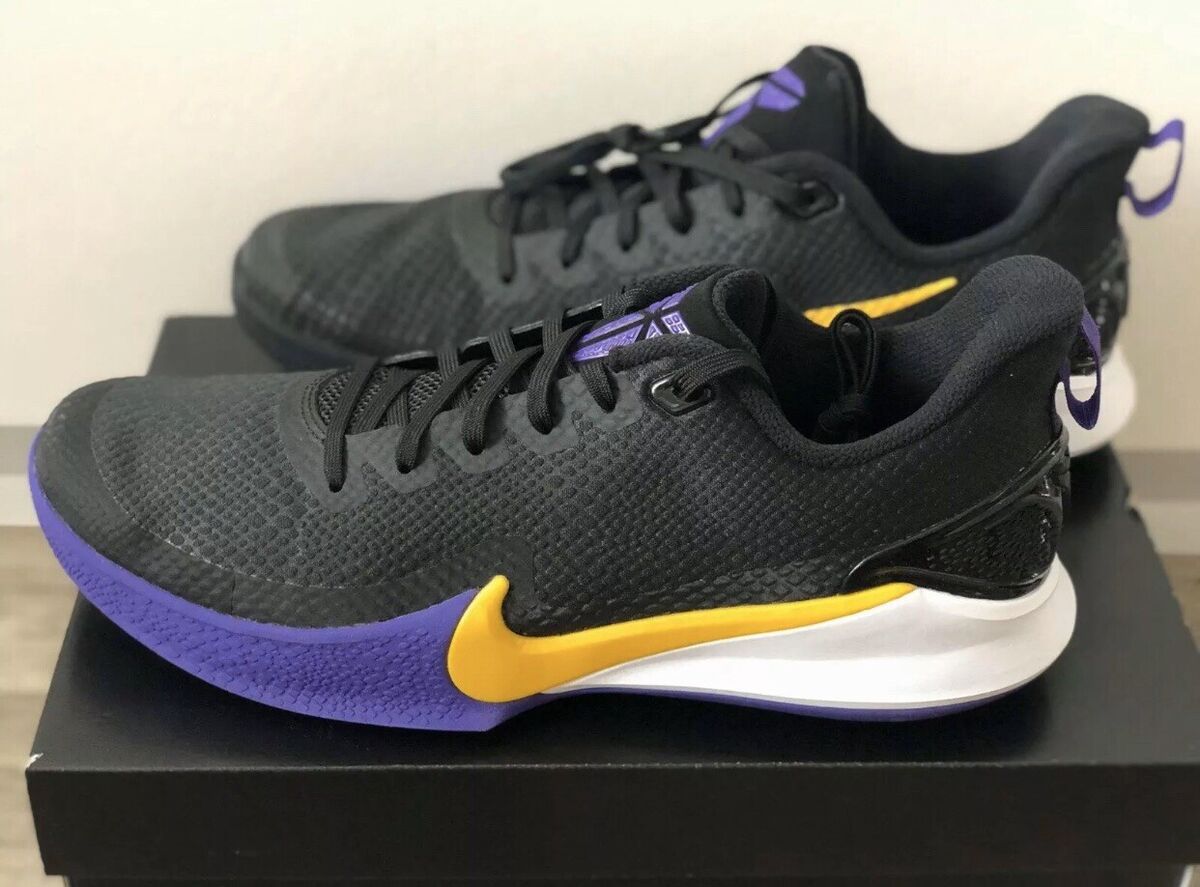 Nike Kobe Mamba Focus Laker Sneaker Purple/Yellow AJ5899 Lot Nike Kobe Mamba Focus Laker Sneaker Purple/Yellow AJ5899 Lot