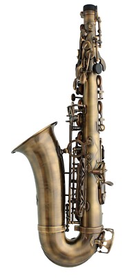 Eastar Alto Saxophone AS-II-Ab, Antique Brass, Beginner Kit