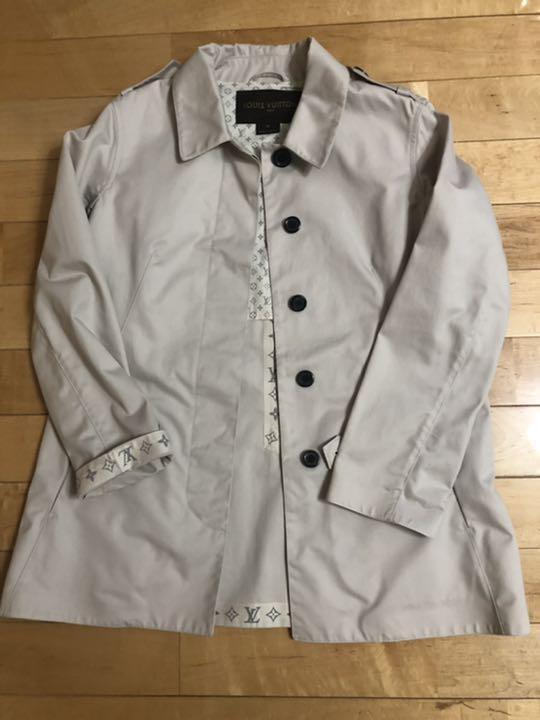 LOUIS VUITTON MACKINTOSH Trench Coat 38 Ivory Women from JP | eBay