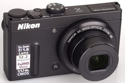 Nikon COOLPIX P330 12.2MP Digital Camera - Black English w/battery