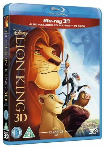The Lion King Region Free 3D DVDs & Blu-rays