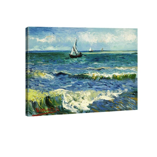 Canvas Prints Van Gogh Painting Repro Picture Wall Art Home Decor Seascape Blue
