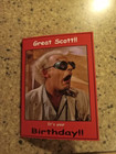 Back to Future  birthday card set, Biff Tannen, Doc Brown,  Future Biff — photo 5