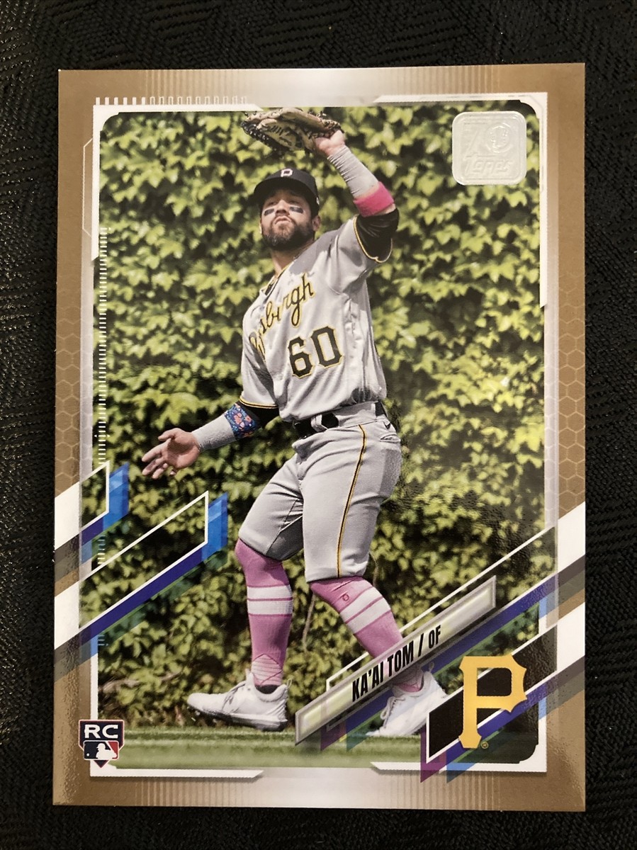2021 Topps Update Ka'ai Tom Gold Numbered Rookie Card /2021