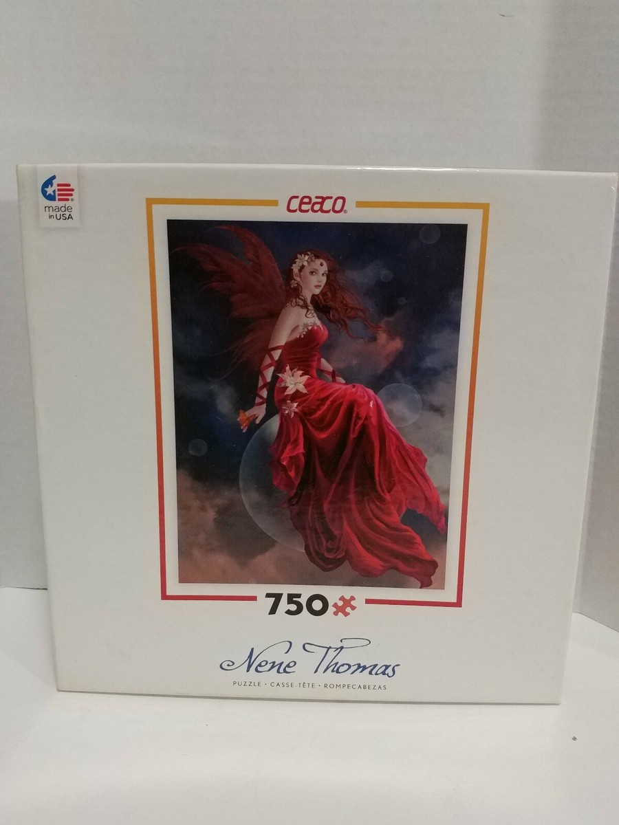Nene Thomas Crimson Lily Ceaco Jigsaw Puzzle 750 PC for sale