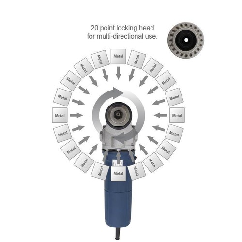 Cortador eléctrico arco largo de acero de 2,5 mm chapa de metal 500 W HT-EN-25 EURO ENCHUFE - Imagen 4 de 9