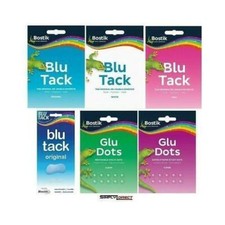 New BOSTIK TAK STICKY ADHESIVE BLUE TACK BLU TAC BLUTACK BLUETAC UHU