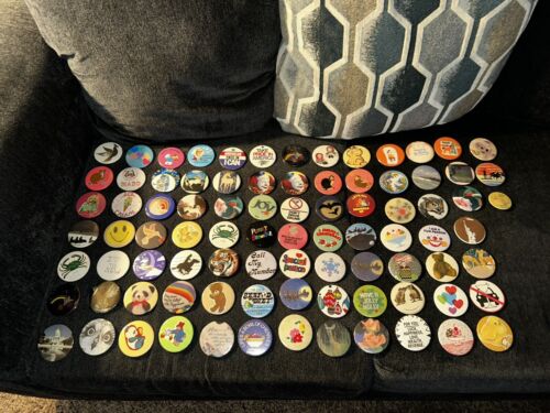 pinback buttons vintage lot 87 Total Buttons - Bild 2 von 24