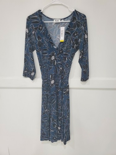 mid sleeve wrap dress