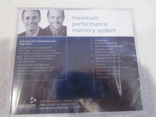 Maximum Performance Memory System AUDIO CD (Factory Sealed) - Picture 3 of 3