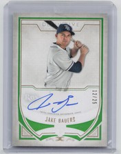 2019 Topps Definitive Collection #DRA-JB Jake Bauers Green RC Auto #/25