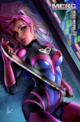 Miss Meow #5 Tristan Tristarr Thompson 1:50 Variant Cover (D) Merc Magazine