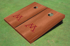 University of Minnesota Solid Rosewood Cornhole Boards